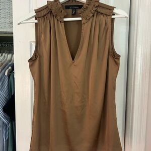 White House Black Market Gold Blouse